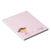 Cute Dancer Ballerina Girl Notitieblok (Schuin)