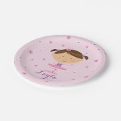 Cute Dancer Ballerina Girl Paper Bord (Gekanteld)