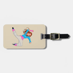 Cute dancer hip hop girl bagagelabel