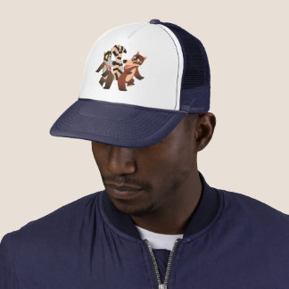 Cute Dancing Cartoon Coatimundis Trucker Pet