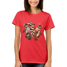 Cute Dancing Cartoon Coatimundis Women T-Shirt