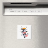 Cute Dancing Cartoon Koe Magnet (Insitu (Vaatwasser))