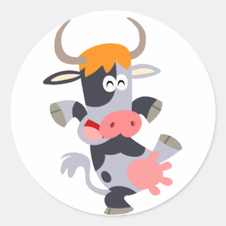 Cute Dancing Cartoon Koe Sticker