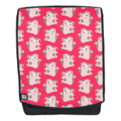 Cute Dancing Cartoon Pig Pattern Rugtassen (Voorkant)