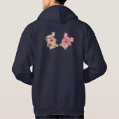 Cute Dancing Cartoon Pigs Hoodie (Achterkant)