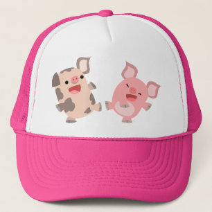 Cute Dancing Cartoon Pigs Pet
