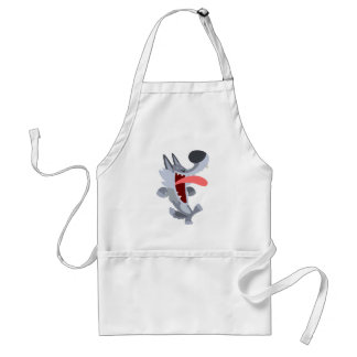Cute Dancing Cartoon Wolf Schort