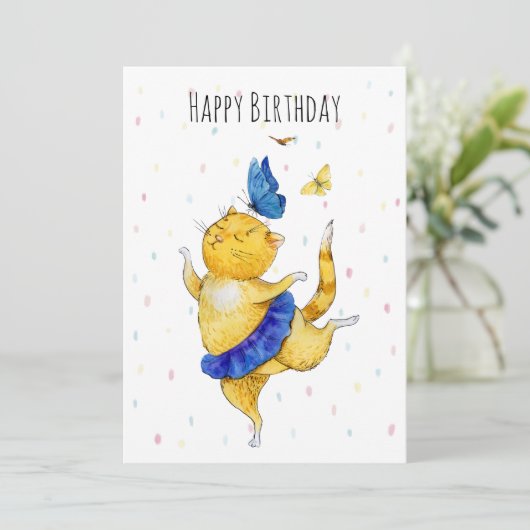 Cute Dancing Cat (Staand voorkant)