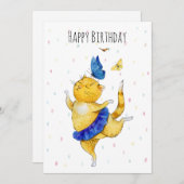 Cute Dancing Cat (Voorkant / Achterkant)