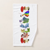 Cute Dancing Girls Bad Handdoek (Handdoek)