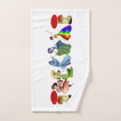 Cute Dancing Girls Handdoek (Handdoek)