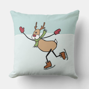 Cute Dancing Reindeer Sierkussen
