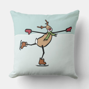 Cute Dancing Reindeer Sierkussen