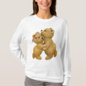 Cute Dancing Teddy Bears T-shirt (Voorkant)