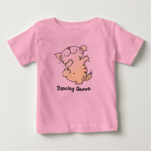 Cute Dancing TShirt Cute Kitten Love Dancing T-s