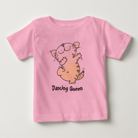 Cute Dancing TShirt | Cute Kitten Love Dancing T-s (Voorkant)