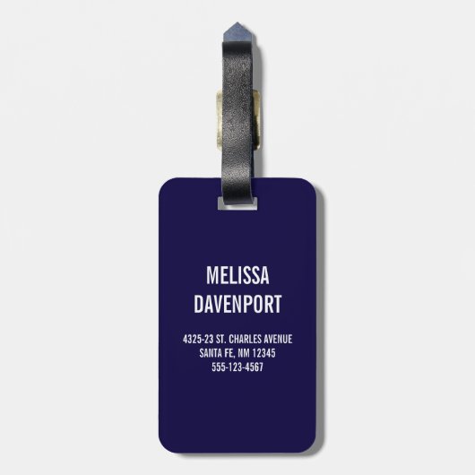 Cute Dancing Unicorns Magical Rainbow & Stars Bagagelabel (Achterkant verticaal)