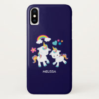 Cute Dancing Unicorns Magical Rainbow & Stars