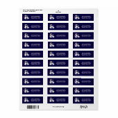 Cute Dancing Unicorns Magical Rainbow & Stars Etiket (Full Sheet)