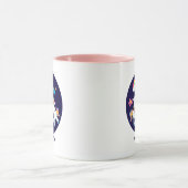 Cute Dancing Unicorns Magical Rainbow & Stars Mok (Midden)