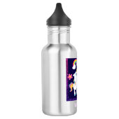 Cute Dancing Unicorns Magical Rainbow & Stars Waterfles (Links)
