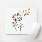 Cute Dandelion Chickens Lover Shirts For Women Gir Muismat (Met muis)