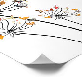 Cute Dandelion Chickens Lover Shirts For Women Gir Poster (Hoek)