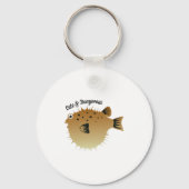 Cute & Dangerous Sleutelhanger (Voorkant)