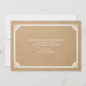 Cute Dankuwel Witte Overlay Bedankkaart (Achterkant)