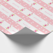 Cute dansballerinas cadeaupapier (Hoek)