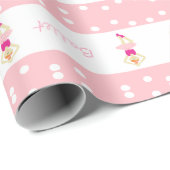 Cute dansballerinas cadeaupapier (Rol Hoek)