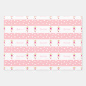 Cute dansballerinas inpakpapier vel (Voorkant)