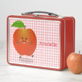 Cute dansend apple cartoon illustratie (In situ)