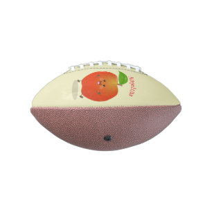Cute dansend apple cartoon illustratie american football