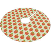 Cute dansend apple cartoon illustratie kerstboom rok (Gekanteld)
