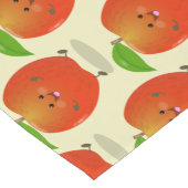 Cute dansend apple cartoon illustratie korte tafelloper (Hoek)
