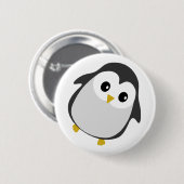 Cute Dansende Penguin Illustratie Ronde Button 5,7 Cm (Voorkant /achterkant)