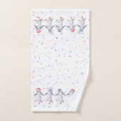 Cute Dansende Penguins Kerstmis Handdoek (Handdoek)