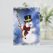Cute dansende Snowman (Staand voorkant)