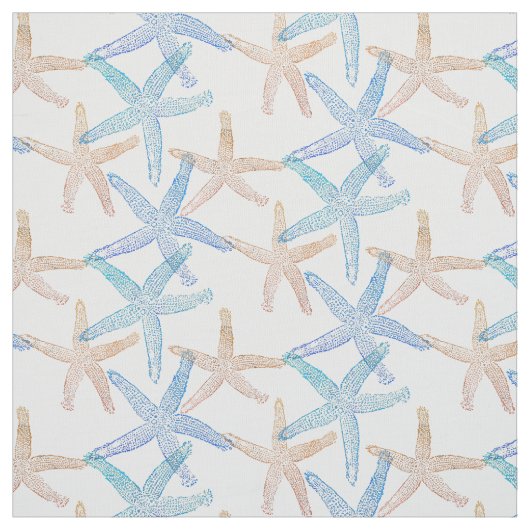 Cute Dansende stervisvis Stof (Swatch)