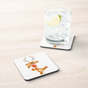 Cute Danser Cartoon Reindester Onderzetters Set