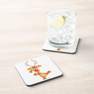 Cute Danser Cartoon Reindester Onderzetters Set