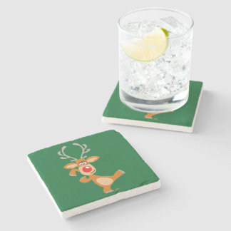 Cute Danser Cartoon Reindestone Onderzetter