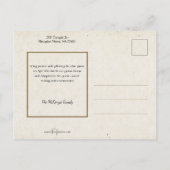 Cute  Dansling Irish Couple Feestdagenkaart (Achterkant)