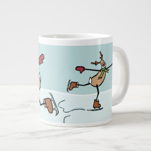 Cute Dansrenrenrenrendier - Kerstmis Grote Koffiekop