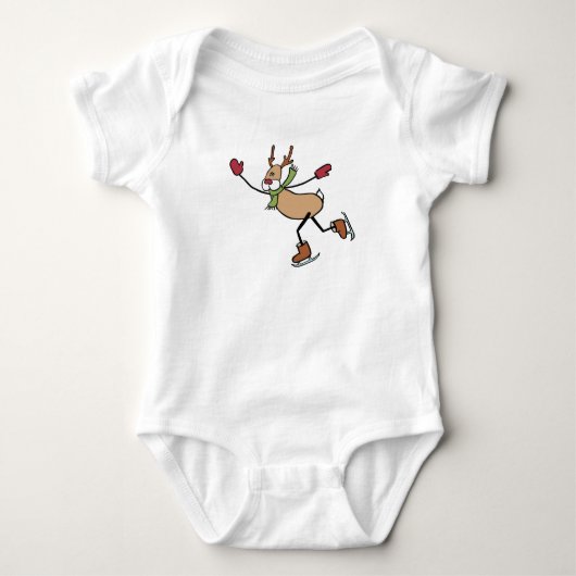 Cute Dansrenrenrenrendier - Kerstmis Romper (Voorkant)