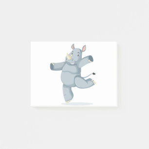 Cute dansrhino post-it® notes