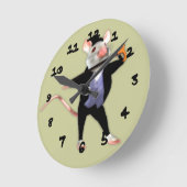 Cute Dapper Mouse, de dansende Cartoon Mouse Ronde Klok (Hoek)
