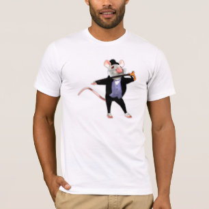 Cute Dapper Mouse, de dansende Cartoon Mouse T-shirt