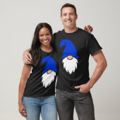 Cute Dark Blue Christmas Gnome T-shirt (Unisex)